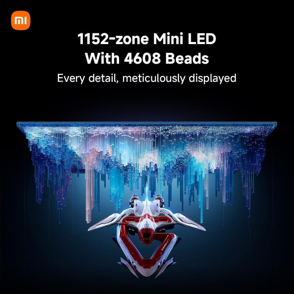 Монитор 27" Xiaomi Mini LED Gaming Monitor G Pro 27i Black-White (Fast IPS, 2560x1440,  HDMI+HDMI+DP+DP, 1 ms, 178°/178°, 600 cd/m, 1000:1, 180Hz) (ELA5585EU)