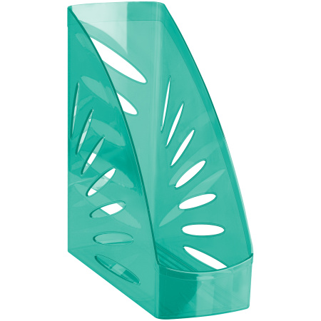 Лоток вертикальный СТАММ "Тропик", ширина 110 мм, тонированый мятный, ЛТВ-31248	