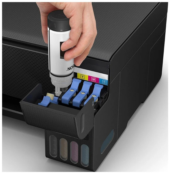 МФУ Струйный Цветной A4 Epson EcoTank L3210 33 стр/м USB  СНПЧ