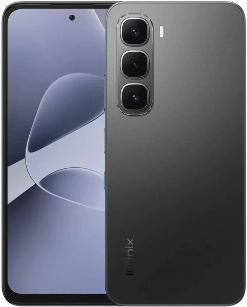 Смартфон INFINIX Hot 60i 8Гб 256Гб Sleek Black 6.7", IPS, 1600*720, 2*2+6*1.8ГГц, 50Мп, 8Мп, 4G, NFC, 5200мАч, And 15