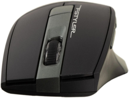 Мышь беспроводная A4Tech Fstyler FB35 оптическая 2000dpi, BT/Radio USB для ноутбука черный/зеленый