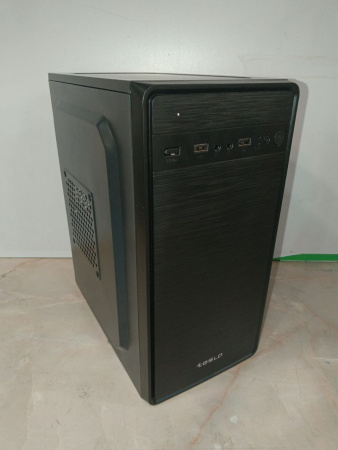 Распродажа! Корпус mATX Б_БП TESLA 1708BM (USB2.0, Audio, черный)(царапины)