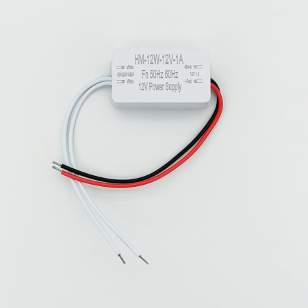 Блок питания в корпусе 12в,  1а, 50*30*20мм, IP20