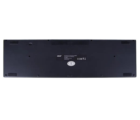 Клавиатура беспроводная Acer OKR010 slim Multimedia USB чёрная [ZL.KBDEE.003]