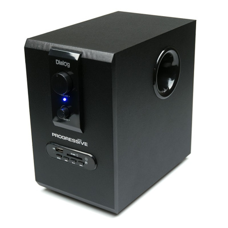Актив.колонки 2.1 Dialog Progressive AP-150 10Вт, USB/SD, питание от сети, MDF, Black