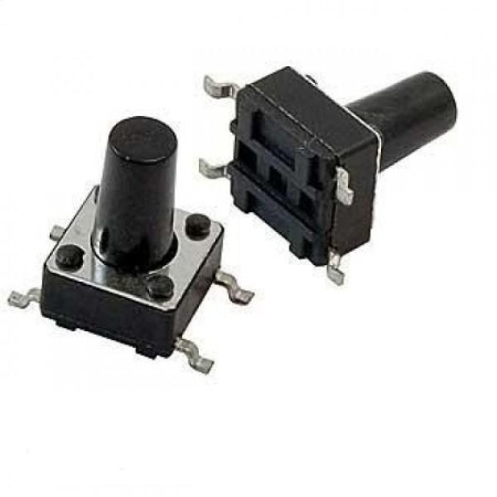 Кнопка тактовая  6*6*9.5мм, 4конт, SMD, IT-1102WD