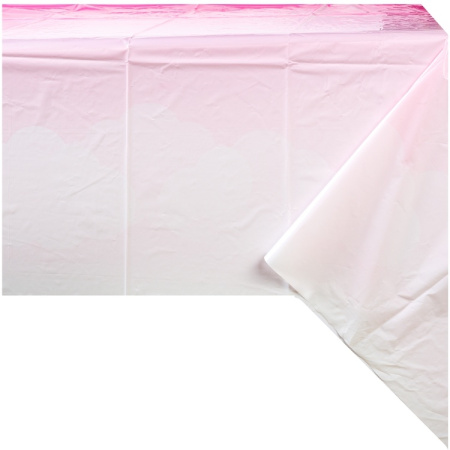 Скатерть "Грезы, розовая" 130*180см, полиэт. (1502-5092)