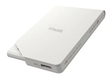 Жесткий диск USB3.0 2.5" 1TB Silicon Power Stream S03 (SP010TBPHDS03S3W) белый