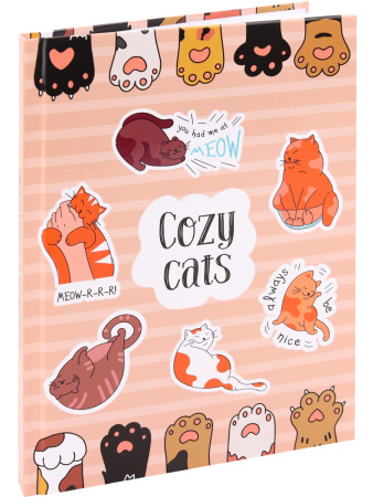 Ежедневник А5 недатир. "КОТЫ" Миленд Е96-8156