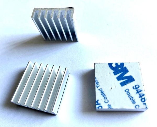 Радиатор  20*20*6мм, алюминий, 8217-5