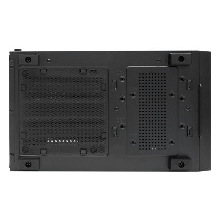 Корпус mATX Б_БП XASTRA  A307M 2BK SI Black (USB3.0,Audio,Metal,черный,Mesh,2х120мм black fans,CPU Cooler до 155мм, VGA до 275мм)[A307M-2FC12BK-SI]