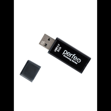 Флеш-накопитель USB2.0 8Gb Perfeo E03 (PF-E03B008ES) черный