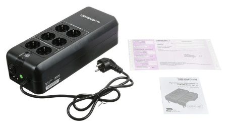 ИБП Ippon Back Verso 400 200Вт 400ВА черный