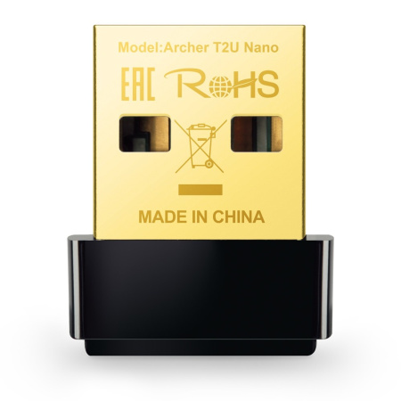Адаптер WI-FI USB TP-Link Archer T2U Nano AC600 433_Mbps 802.11n/ac 2.4/5 ГГц