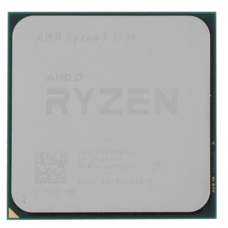 Процессор AMD AM4 Ryzen 7 5700 (8ядер/16потоков*3,7ГГц-4,6ГГц,16Мб,65Вт) оем
