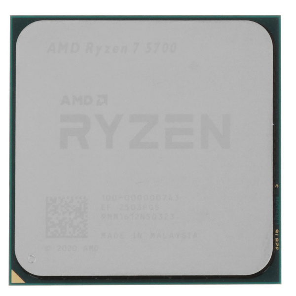 Процессор AMD AM4 Ryzen 7 5700 (8ядер/16потоков*3,7ГГц-4,6ГГц,16Мб,65Вт) оем