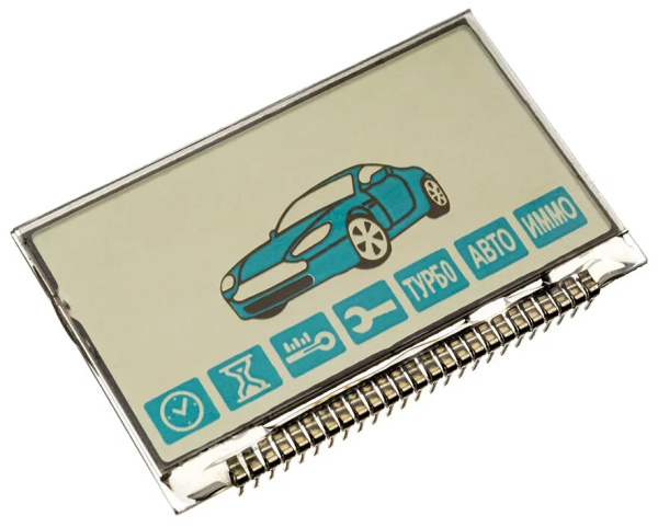 Дисплей брелка сигнализации Starline A93, горизонтальный, на ножках