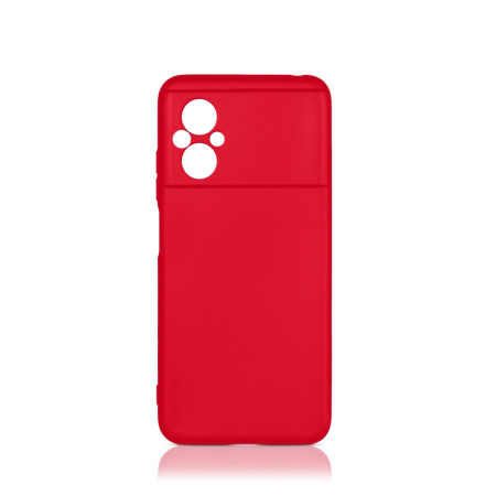 Чехол силиконовый для Poco M5 DF poCase-11 (red)