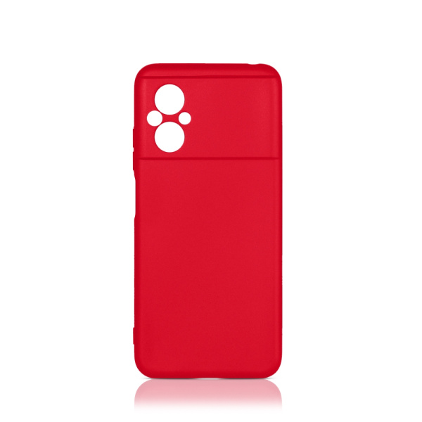 Чехол силиконовый для Poco M5 DF poCase-11 (red)