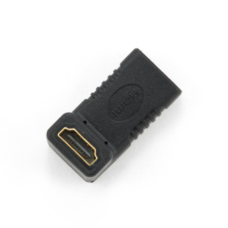 Переходник HDMI (F)-HDMI (F) Cablexpert A-HDMI-FFL  угловой, золотые разъемы
