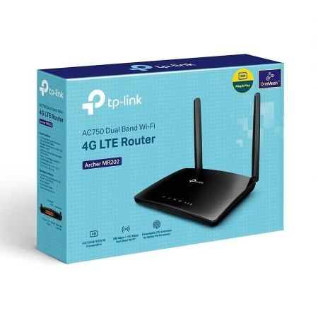Маршрутизатор TP-Link Archer MR202 802.11n/ac 733_Mbps 4xLAN SIM 4G/3G