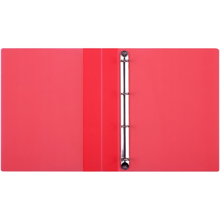 Папка 4 кольца BERLINGO "Diamond" 40мм. 700мкм. красная (ABp_44003)