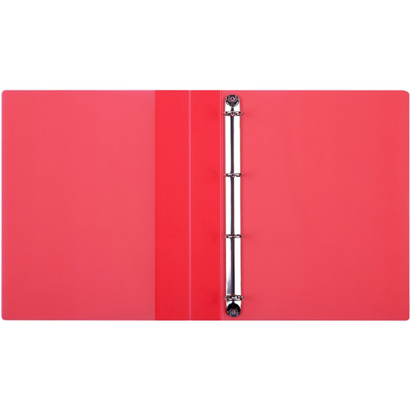 Папка 4 кольца BERLINGO "Diamond" 40мм. 700мкм. красная (ABp_44003)