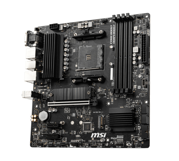 Мат.плата SocAM4 AMD B550 MSI B550M PRO-VDH (mATX,4DDR4,2M.2,PCI-E16,2PCI-E,DP,HDMI,VGA,PC4400)