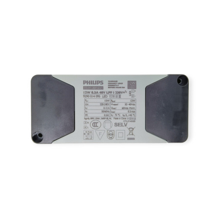 Драйвер светодиодный (LED)  300мА, 32..42в, 12вт, IP20, Philips CertaDrive 12W LPF 9290014095