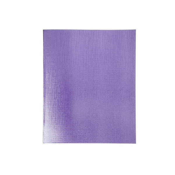 Тетрадь 48л. кл. "METALLIC.Фиолетовая" бумвинил Hatber 48Т5бвВ1