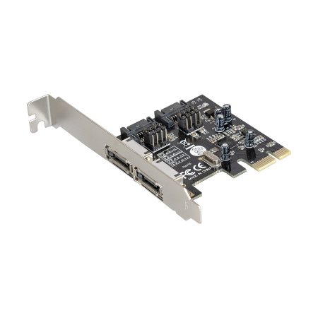 Контроллер PCI-E=>SATAx4 (6G)  2 int+2 ext ExeGate EXE-501 OEM