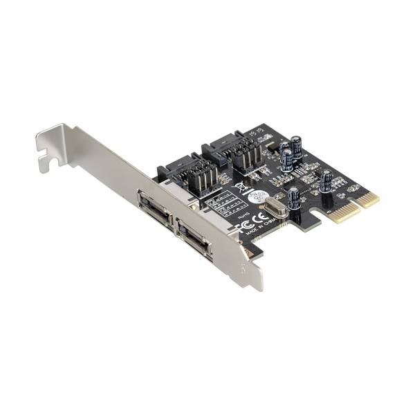 Контроллер PCI-E=>SATAx4 (6G)  2 int+2 ext ExeGate EXE-501 OEM