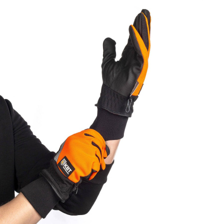 Перчатки монтажника КВТ С-42 (L), утеплённые, полиэстер/полиуретан/эластик