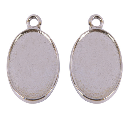 Основа "Zlatka" FMK-B06 17 х 22.5 мм 1 шт 01 под серебро