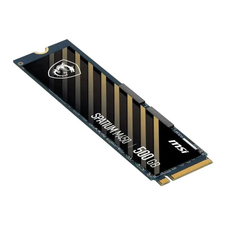 SSD-накопитель M.2 500Гб MSI SPATIUM M450 V1 [S78-440K380-P83] (TLC 3D NAND,NVMe,3000/2000 Мб/с)