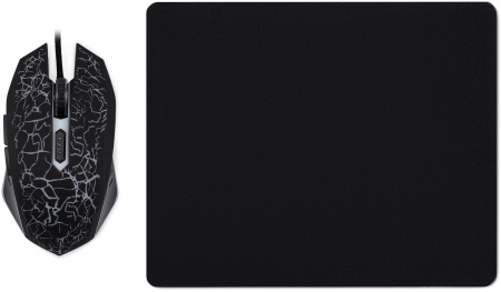 Игровая мышь USB Oklick 896G оптическая, 12800dpi, 5кн, Black