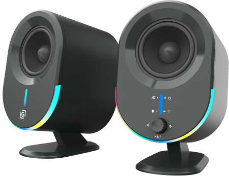 Актив.колонки 2.0 Оклик OK-303A 20Вт,питание от сети, Bluetooth, черный