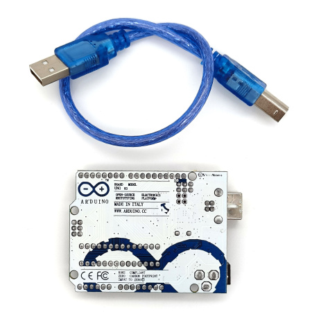 Плата отладочная Arduino UNO R3, ATmega328-PU, ATmega16U2, USB Type B