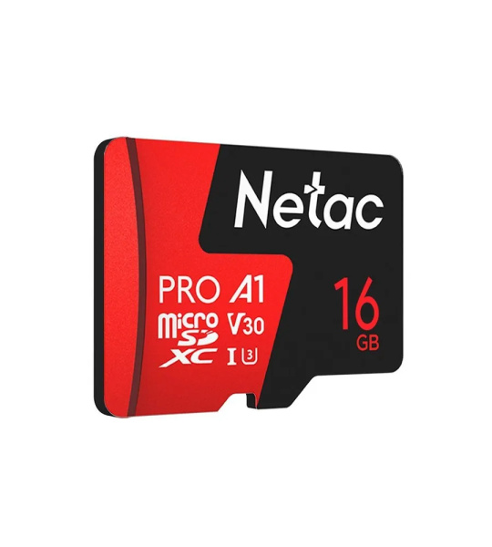 Карта памяти MicroSDHC 16GB Netac P500 Extreme PRO Class10 U1 [NT02P500PRO-016G-S](без адаптера) R/W Speed 100/10 Мб/с