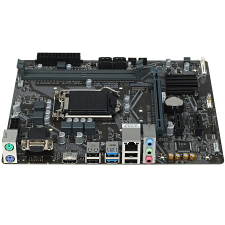 Мат.плата S1200 Q470 Gigabyte H410M H V2 2.1 (mATX,2DDR4,M.2,PCI-E16,2PCI-E,VGA,HDMI,PC2933)