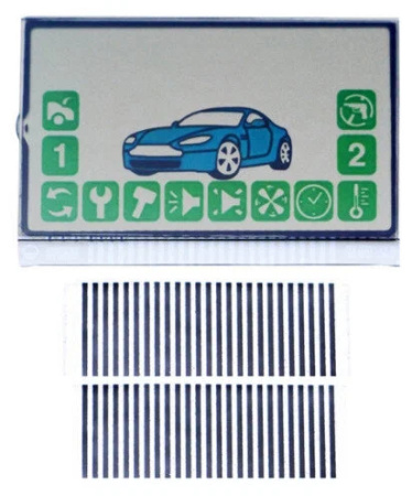 Дисплей брелка сигнализации Starline A92 A94, под шлейф, 2 шлейфа в комплекте