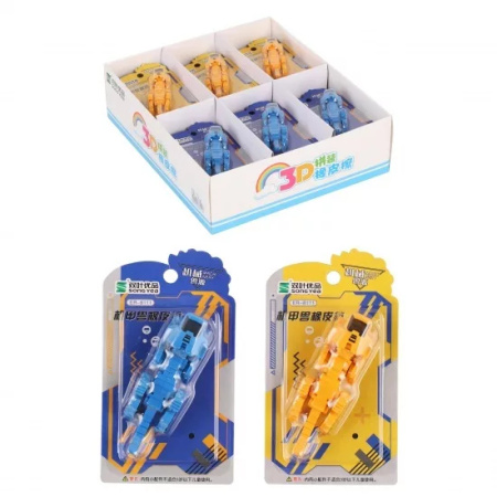 Ластик КОКОС Songyea "Собака-робот" ассорти 231134