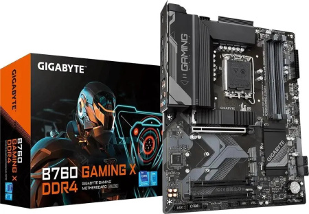 Мат.плата S1700 B760 Gigabyte B760 GAMING X DDR4 (ATX,4xDDR4,3M.2,3PCI-E16,DP,HDMI,PC5333)