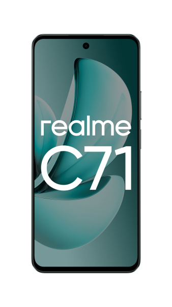 Смартфон Realme C71 8Гб 256Гб Зеленый 6.67", IPS, 1604*720, 2*1.8+6*1.6ГГц, 50Мп, 5Мп, 4G, NFC, 6300мАч, And 15