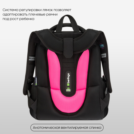 Ранец Berlingo Expert "Love Yourself" 37*28*16см, 2 отделения, 2 кармана, RU-EX-1110