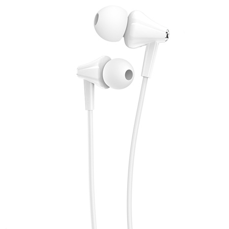 Гарнитура проводная BOROFONE BM49 вставные, кабель 1.2м, белый