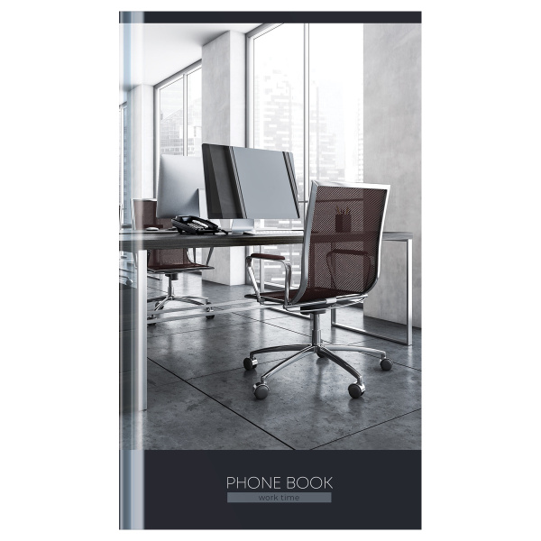 Телефонная книга OfficeSpace А5 80л. "Офис. Open space" Тк80т_55497