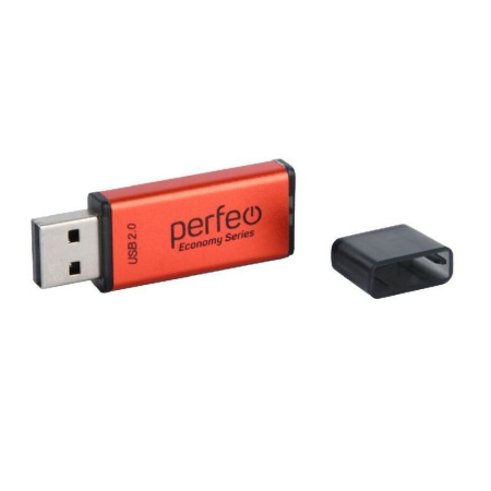 Флеш-накопитель USB2.0 64G Perfeo E03 (PF-E03R064ES) красный