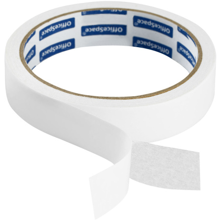 Клейкая лента двухсторонняя 19мм.*10м. OfficeSpace KLDb_55405
