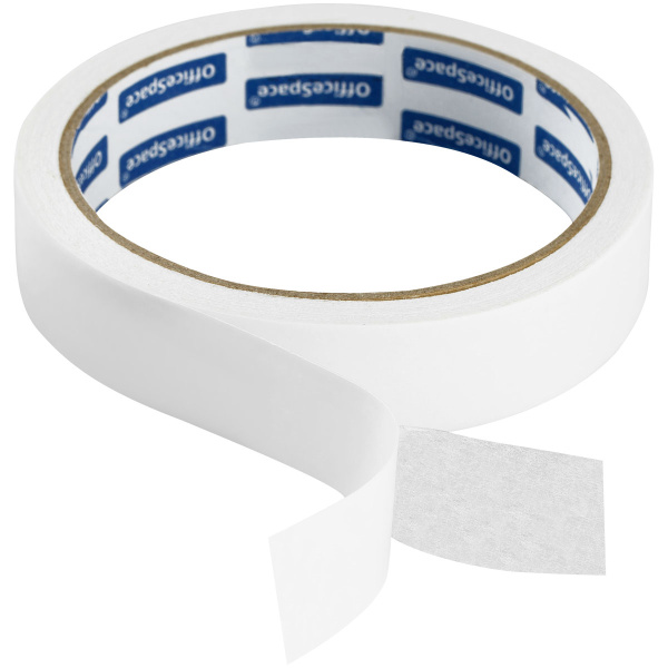 Клейкая лента двухсторонняя 19мм.*10м. OfficeSpace KLDb_55405